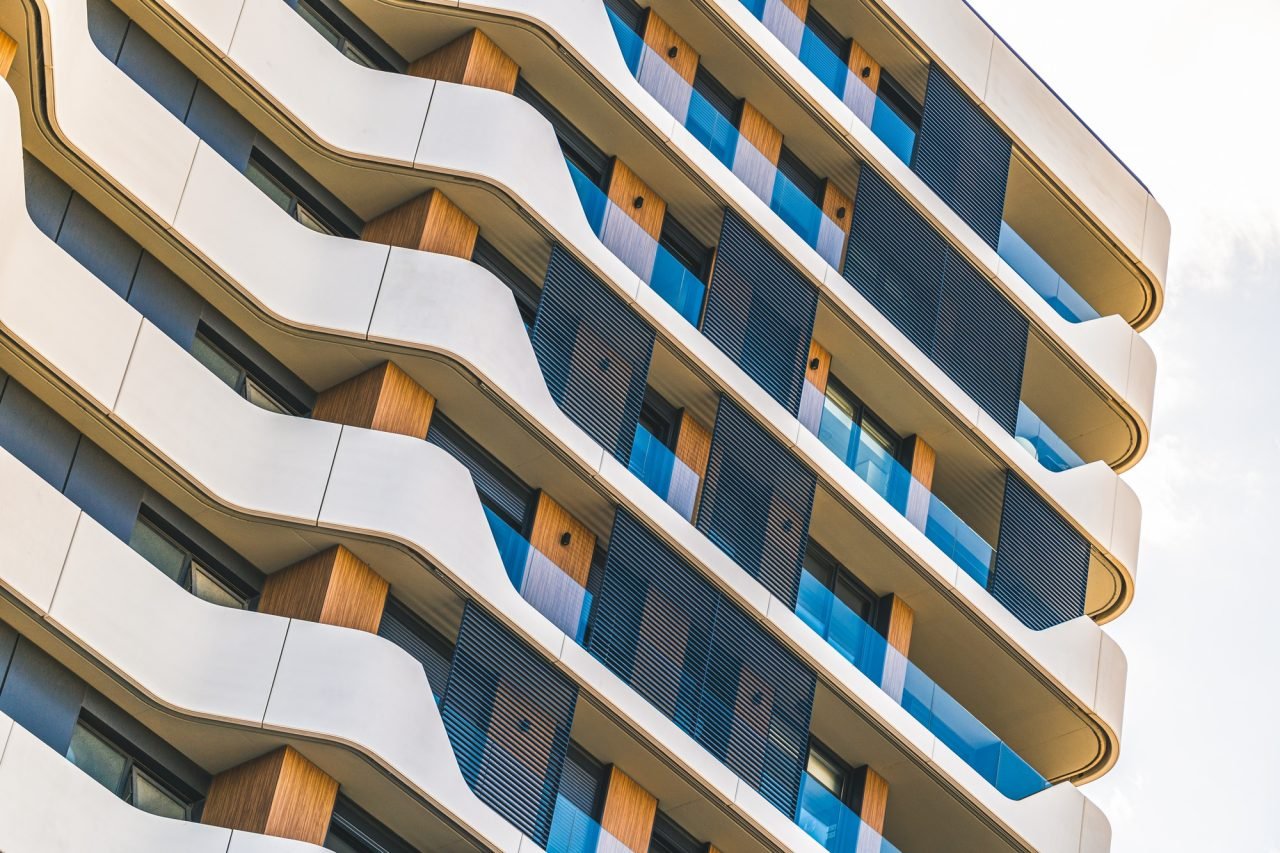 Modern architecture close-up